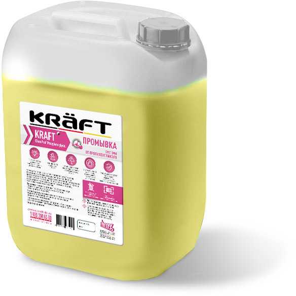 Промывка для систем отопления KRAFT 10кг
