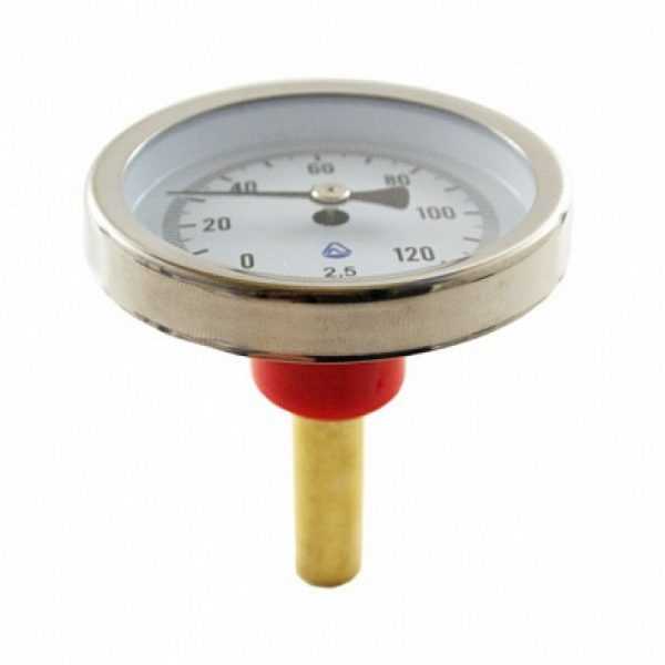 Термометр биметалл 120°C L=60