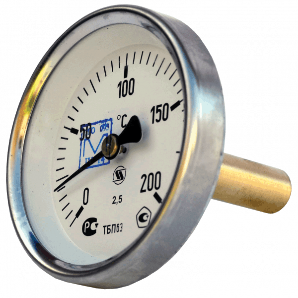 Термометр биметалл 200°C L=60