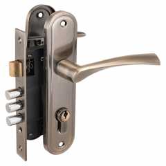 АЛЛЮР 103/3-61А(1203) AB ст.бронза мал.корпус Замок врезной с/руч