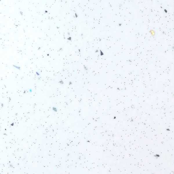 Столешница 38мм Цвет:Ледянная искра Белая Глянец