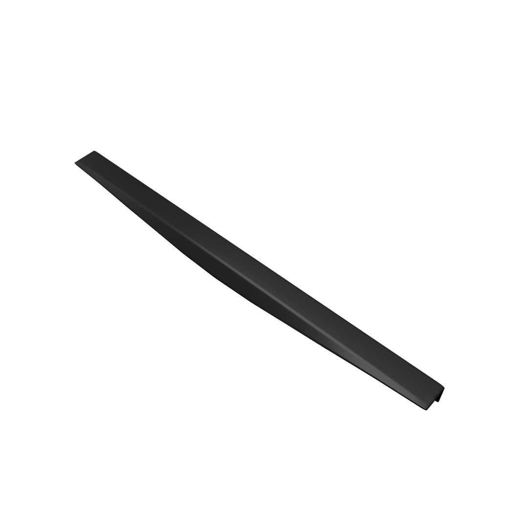 Ручка торцевая, Kerron RT-003-300 BL. Ручка торцевая черная. Опора плоская 500 торцевая.