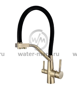 Смеситель с подключ. питьевой воды VIKO V-5831 Бронза/черный