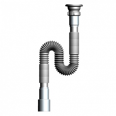 F113 Гофросифон удлиненный 1½"х40-50