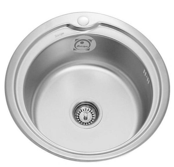 Мойка врезная SKL 490 ECO 0.8/180 1D (*12) Декор