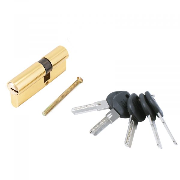 АЛЛЮР HD F 80-5К CP (35x45) хром перф.кл Цилиндровый механизм