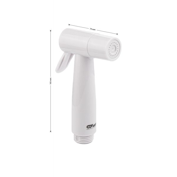 Лейка гигиеническая для биде, из АБС пластика, цвет БЕЛЫЙ