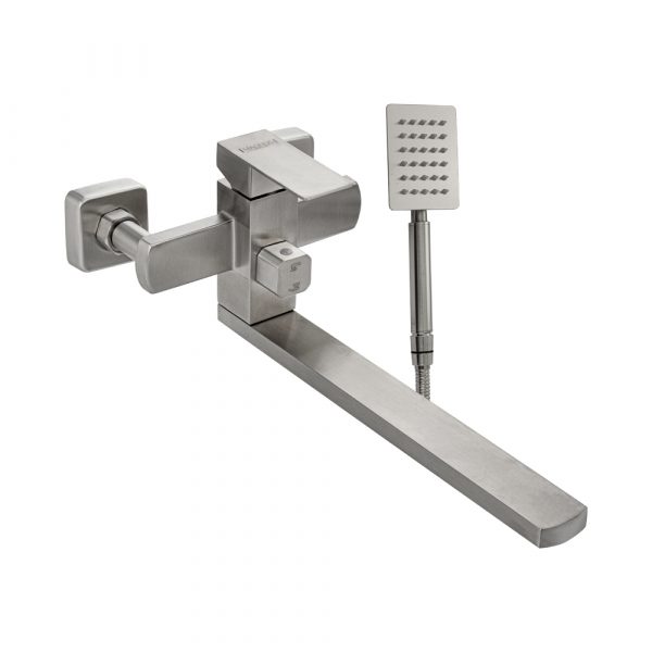 Смеситель для ванны MAGNUS 9227 нержавейка, длинный излив