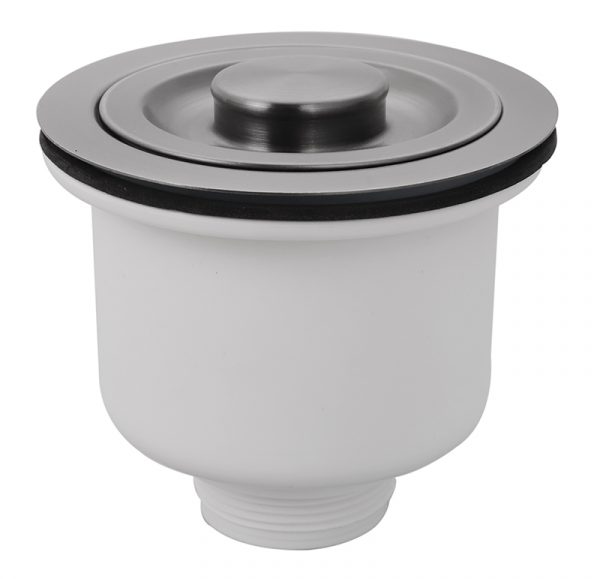 Выпуск со съемной сеткой для отходов Ø40*3 1/2" KAISER, Воронёная сталь