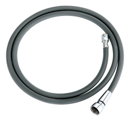 KAISER Душевой шланг вытяжной 1/2в*3/8н, 1.2м, нейлон /серый